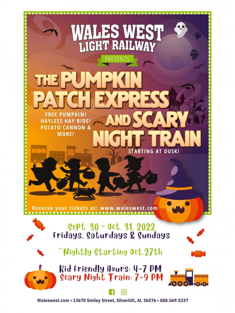 The Pumpkin Patch Express- Oct 21st